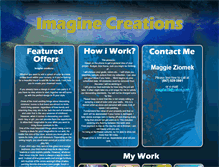 Tablet Screenshot of imaginencreation.com
